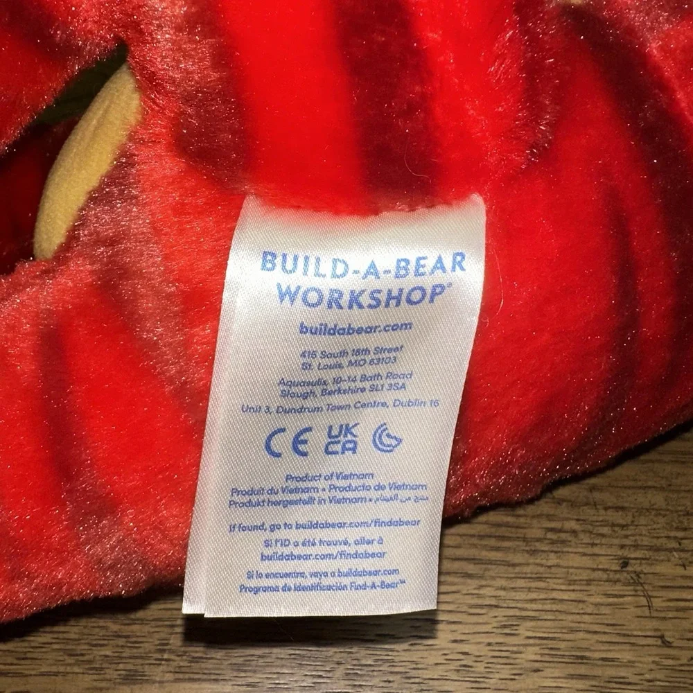 Build‎ A Bear Workshop BAB Red Raptor Dinosaur 16